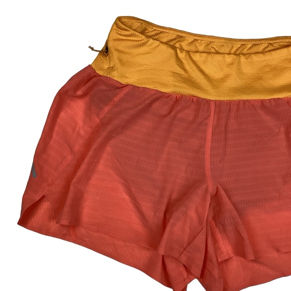 HOKA One One Lightweight Ironman Glide 4” Running Shorts Peach / Orange Small - Picture 5 of 11